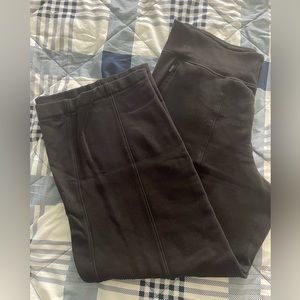 Natural black Athleta wide leg pants